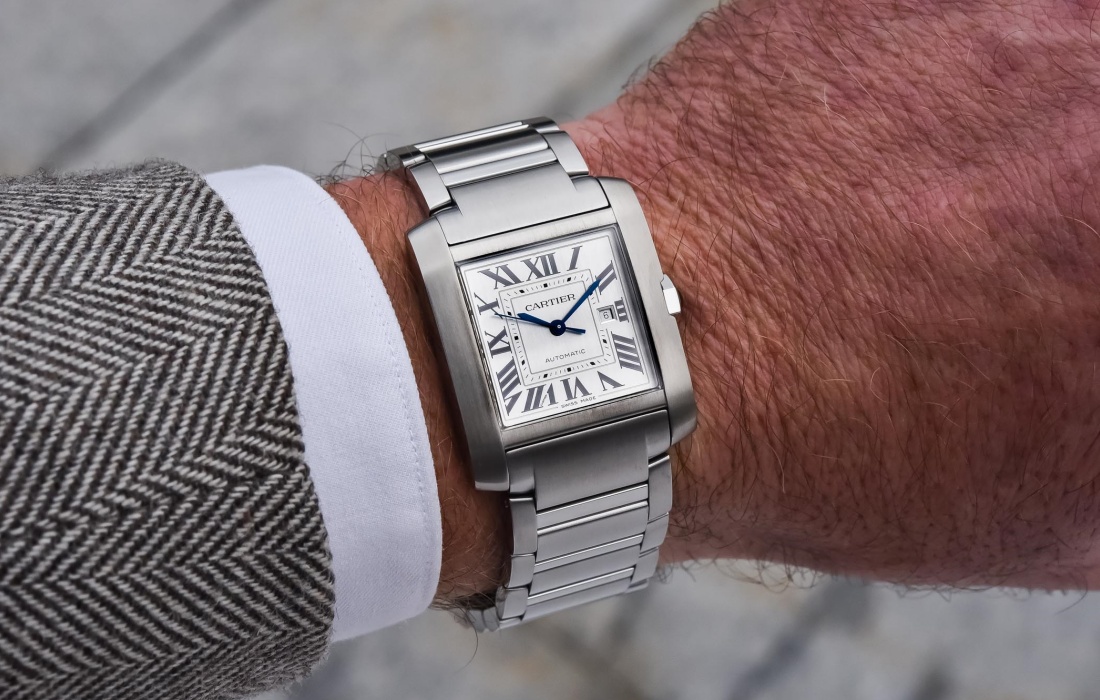 The Timeless Luxury Of The Cartier Tank Francaise Watch