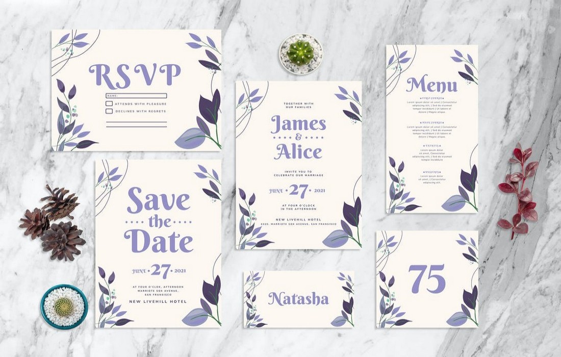 List Of Invitation Cards